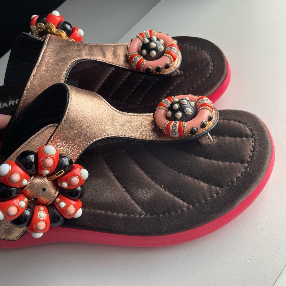 Marc Jacobs Emerson Jeweled Sandals spring summer 2018 - Picture 8 of 16
